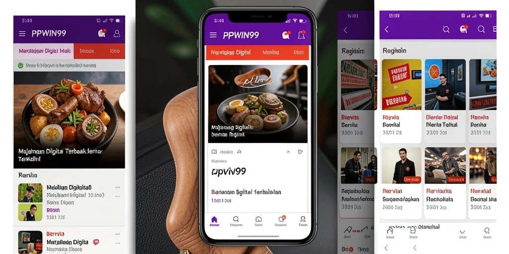 Tampilan antarmuka PPWIN99 yang menarik dan modern.